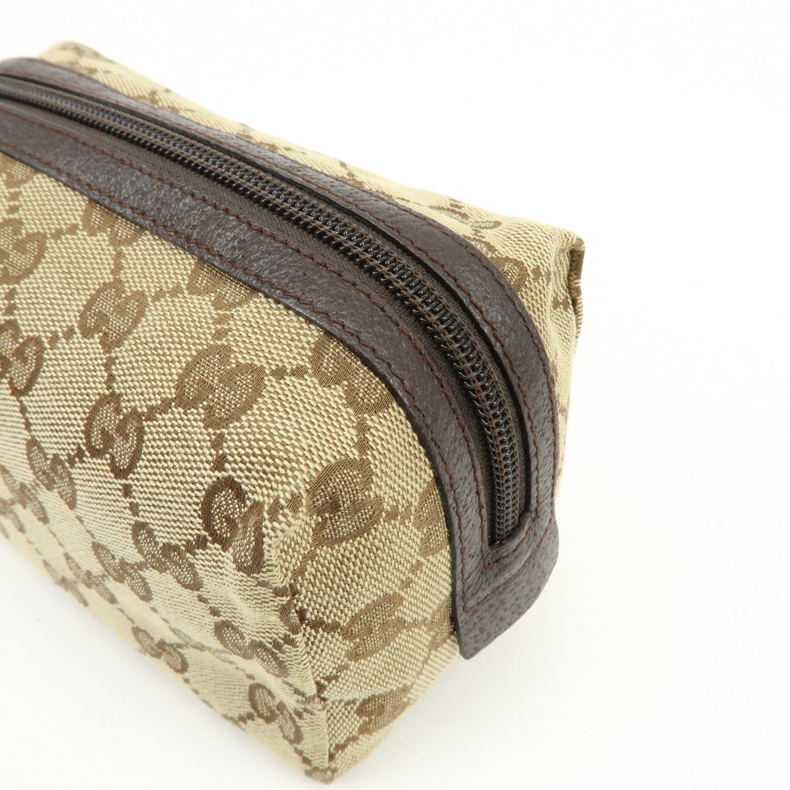Gucci Pouch - Beige Brown, Canvas 