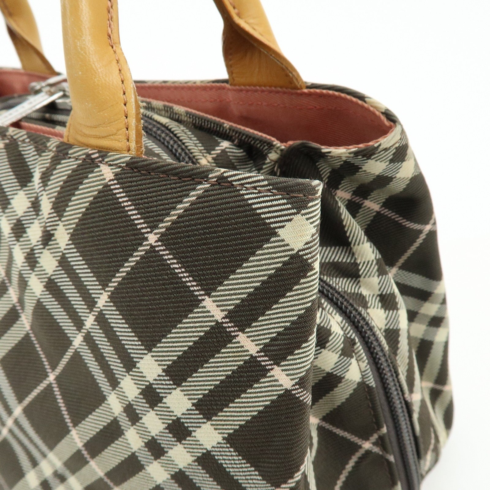 Burberry Blue Label Tote Bag - Brown, Nylon and Leather