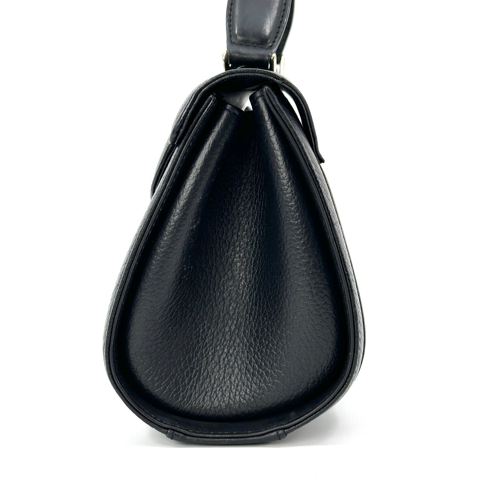 Burberry Vintage Hand Bag - Black, Leather