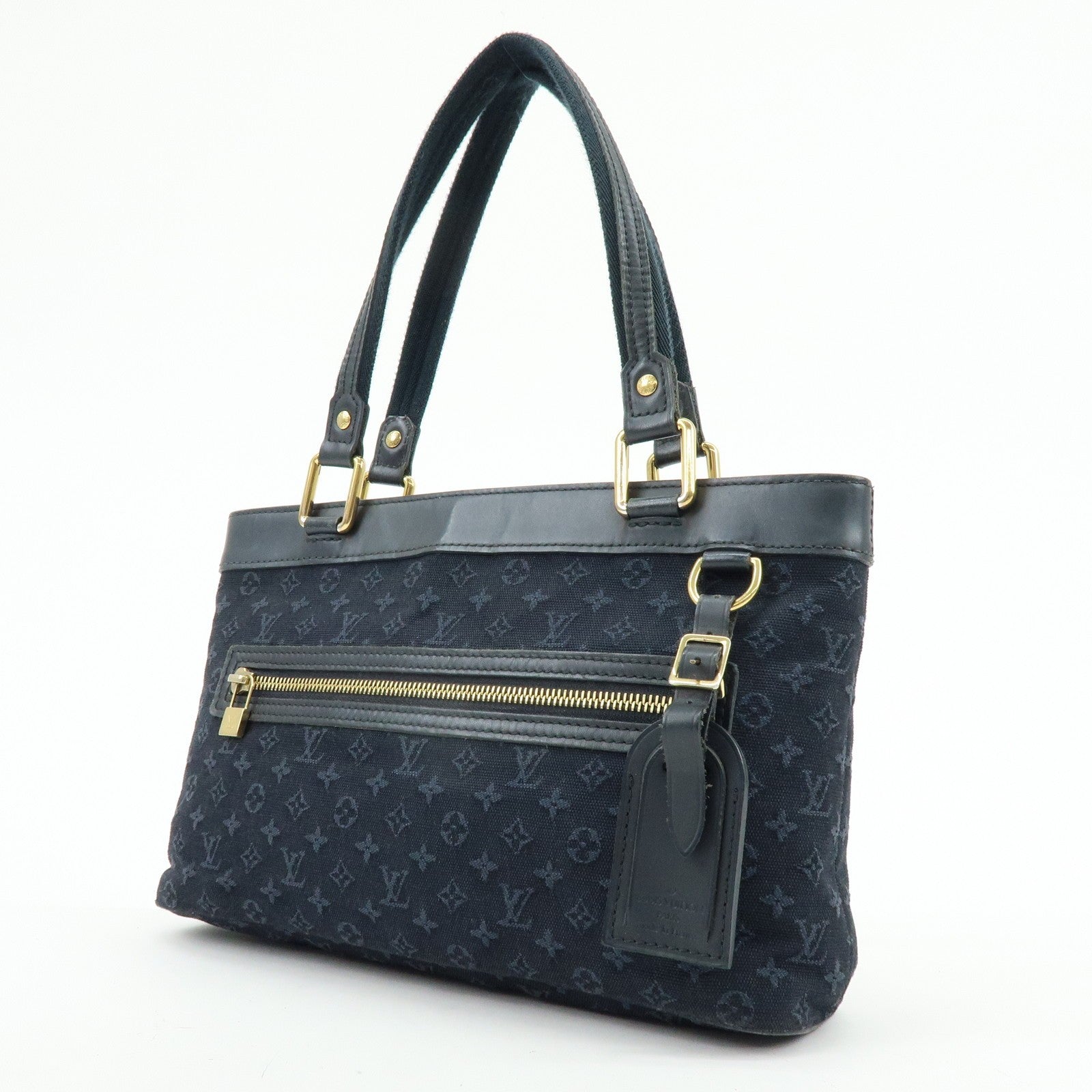 Louis Vuitton Monogram Mini Lucille PM Tote Bag - TST Blue, Monogram Mini Canvas 