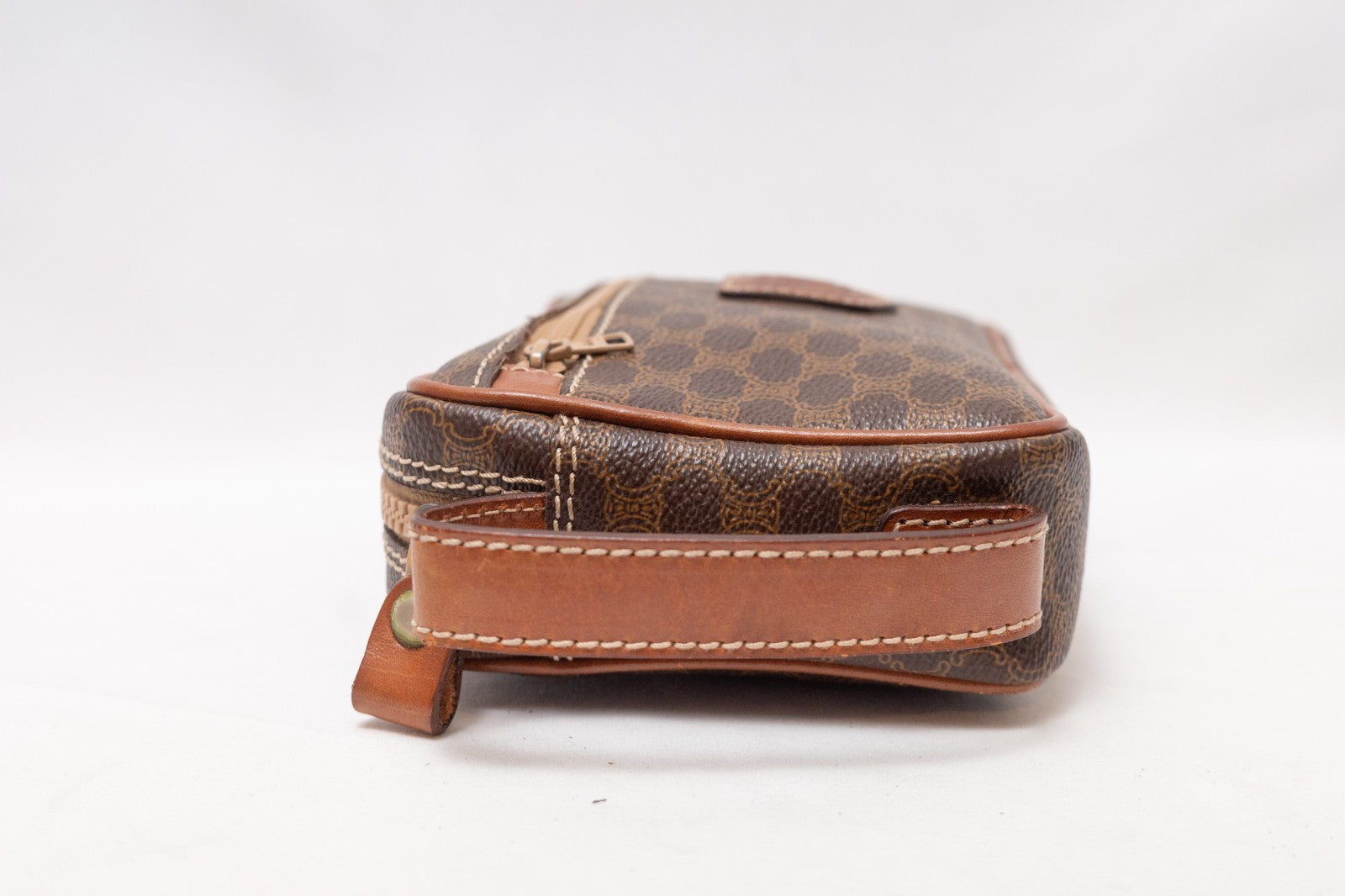 Celine Macadam Purse - Brown, Leather PVC