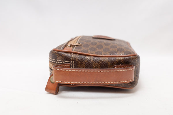 Celine Macadam Purse - Brown, Leather PVC 