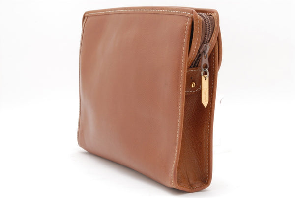 Saint Laurent Yves Vintage Stitch Crutch Bag - Brown, Leather