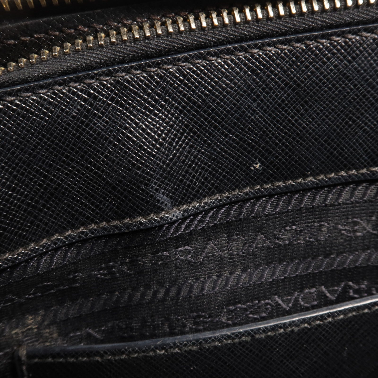 Prada GHW Double Zip Handbag - Black, Calfskin Leather