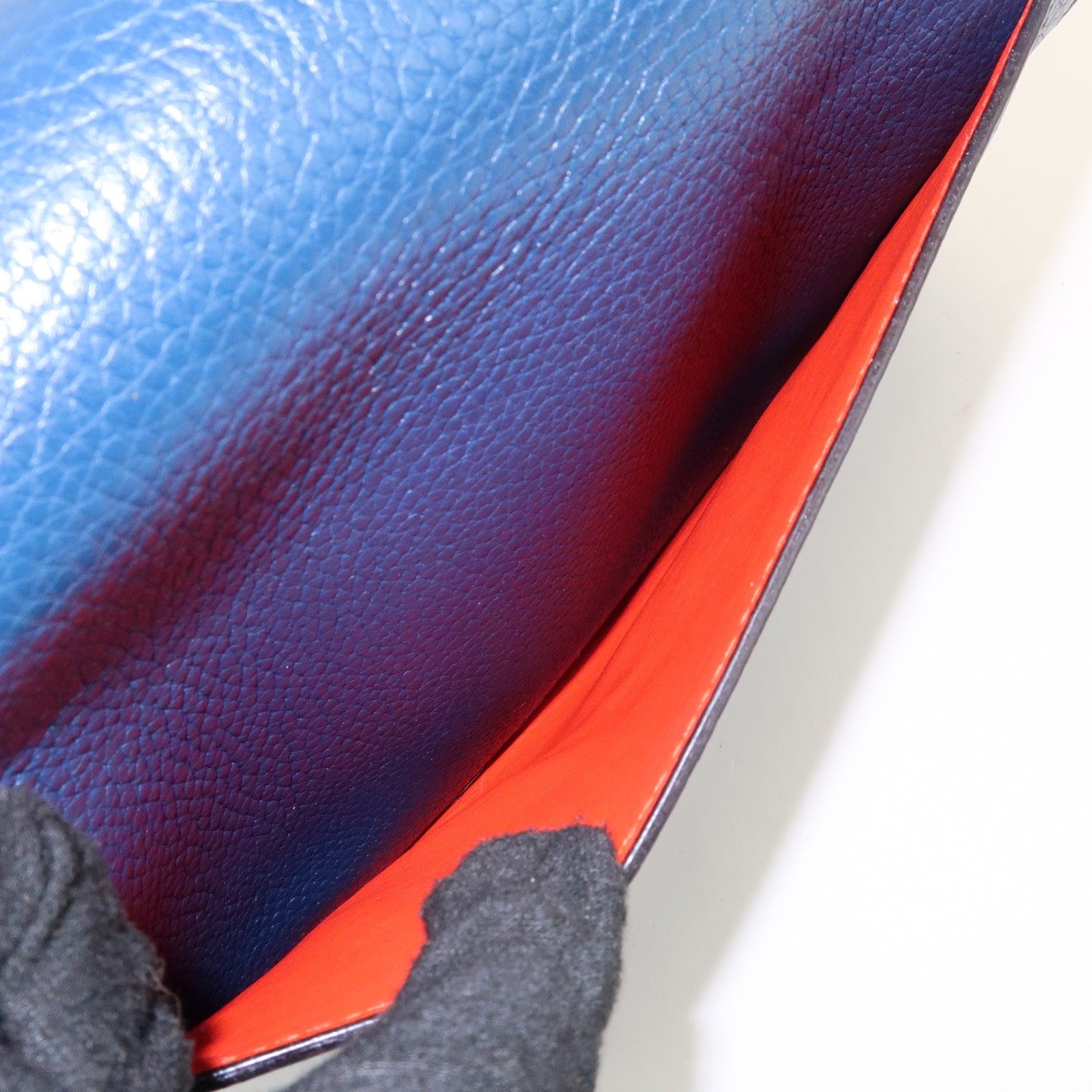 Christian Dior 2Way Hand Bag - Blue, Leather