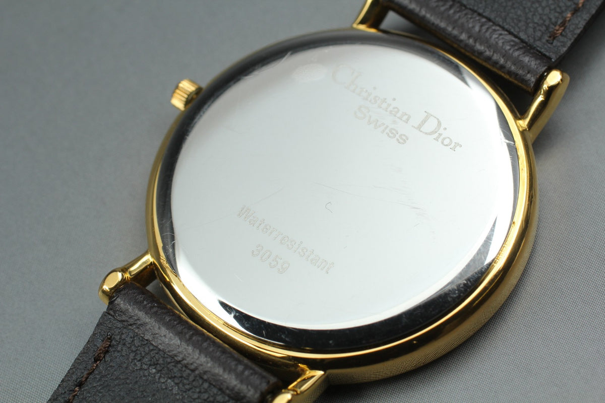 Christian Dior 3059 Wristwatch - White, Stainless Steel