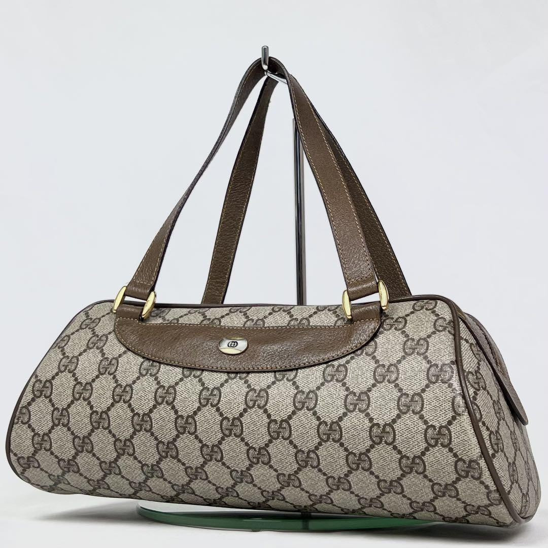 Gucci Old Gucci Mini Boston Bag - Beige, Leather
