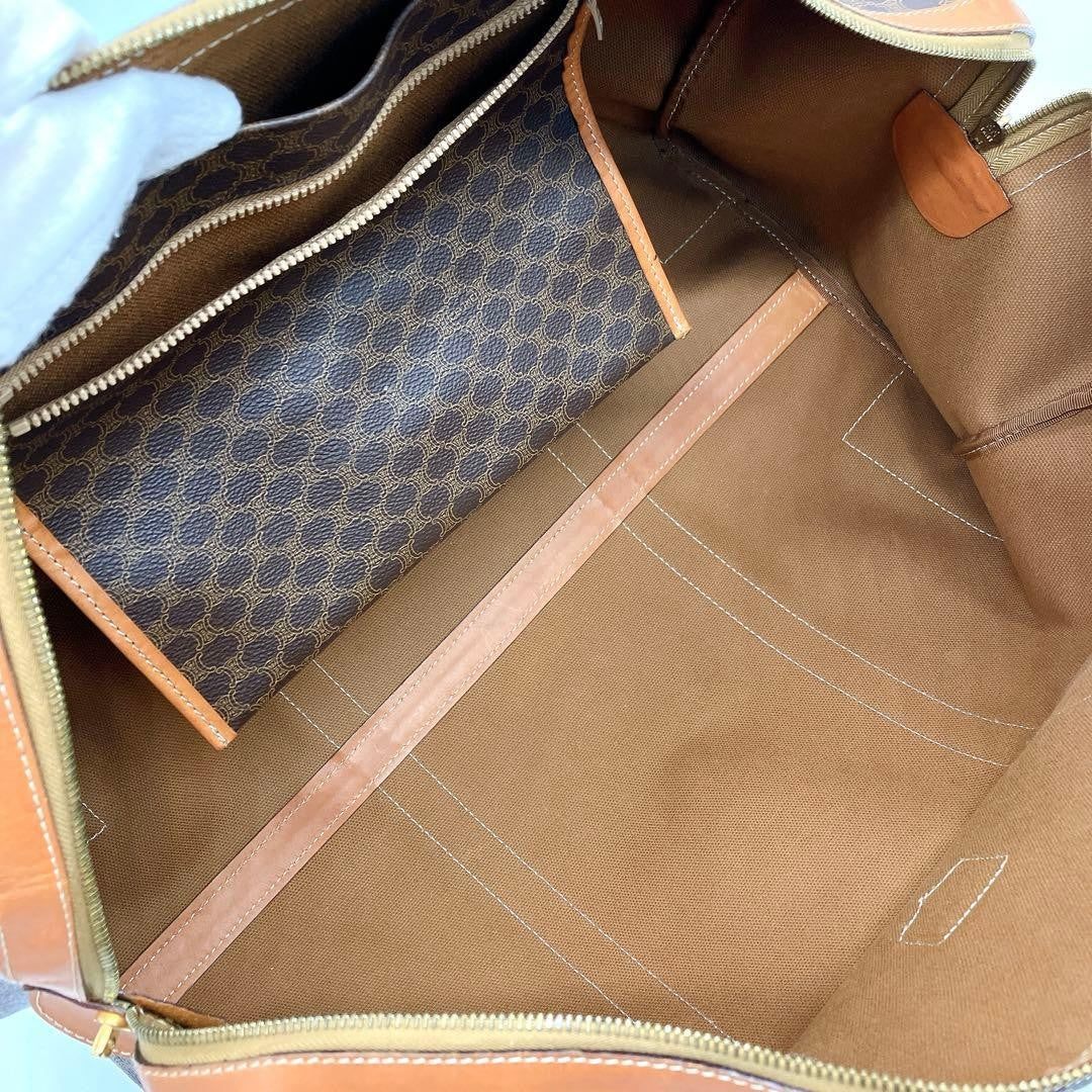 Celine Boston Bag - Brown, PVC Leather 