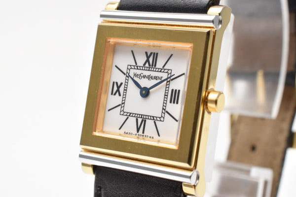 Yves Saint Laurent 5420-F47611 Wristwatch - White, Leather
