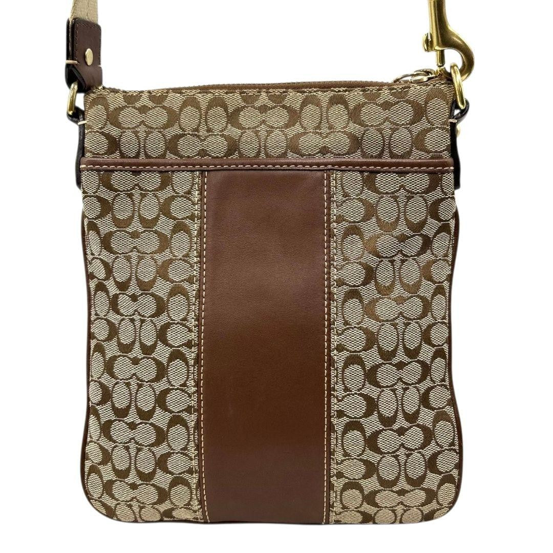Coach Shoulder Bag - Brown, Canvas