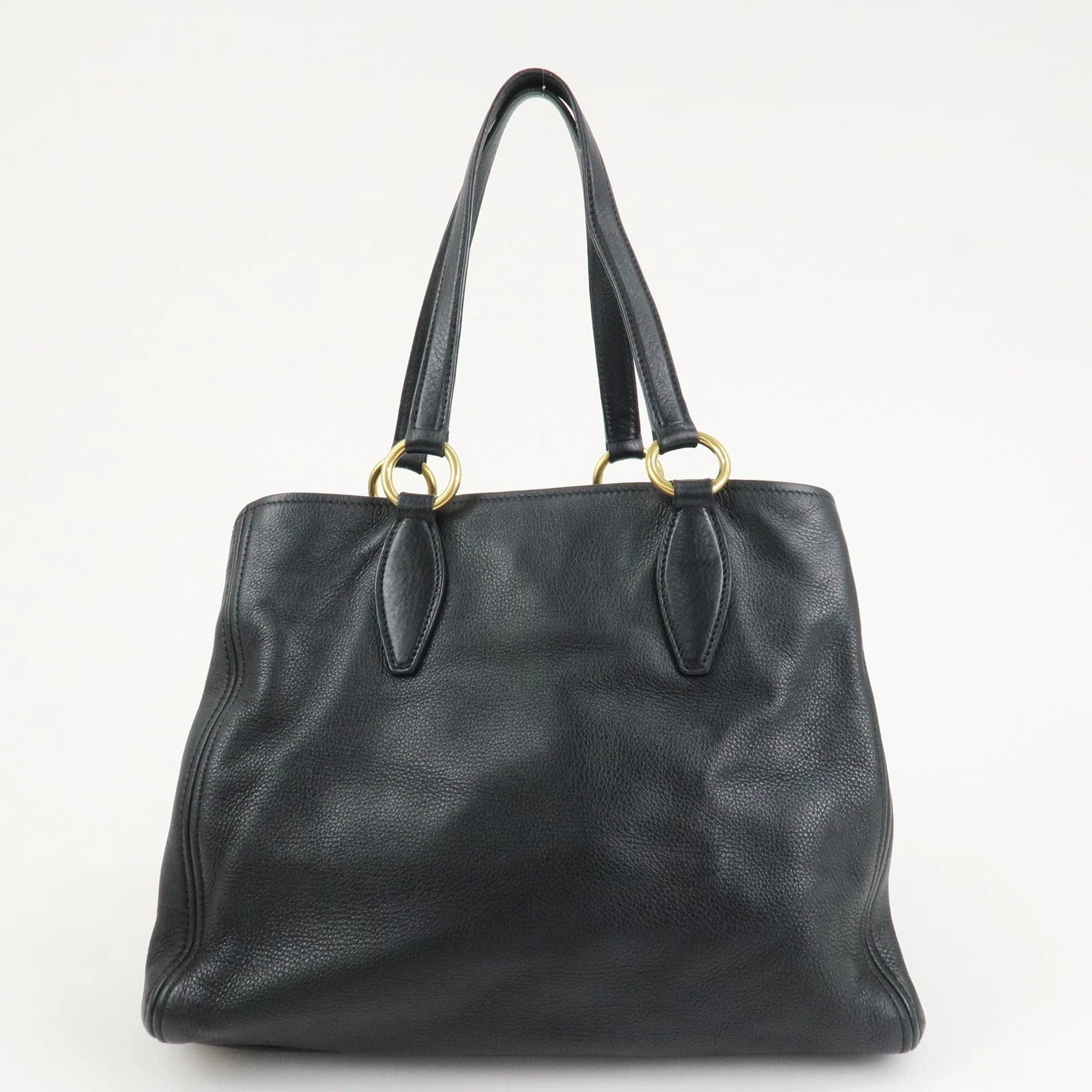 MIU MIU Shoulder Bag - Black, Leather