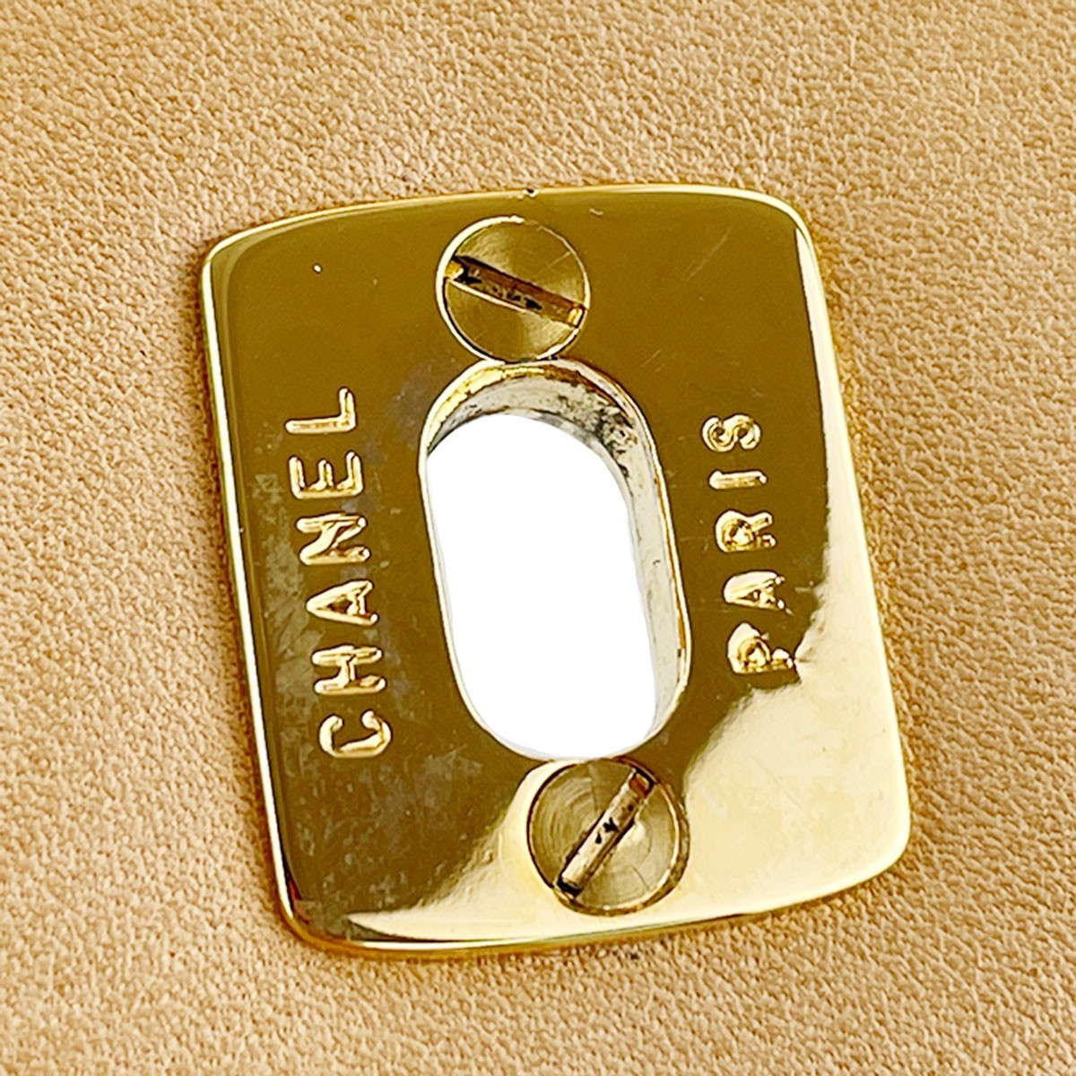 CHANEL Bicolore Waist Bag - Beige, Lambskin Leather