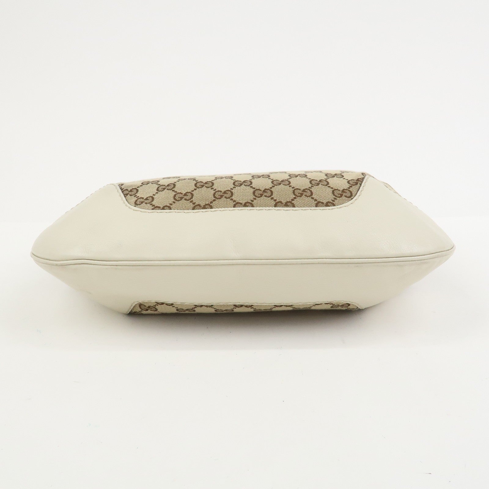 Gucci Shoulder Bag - Brown/Ivory, GG Canvas/Leather 