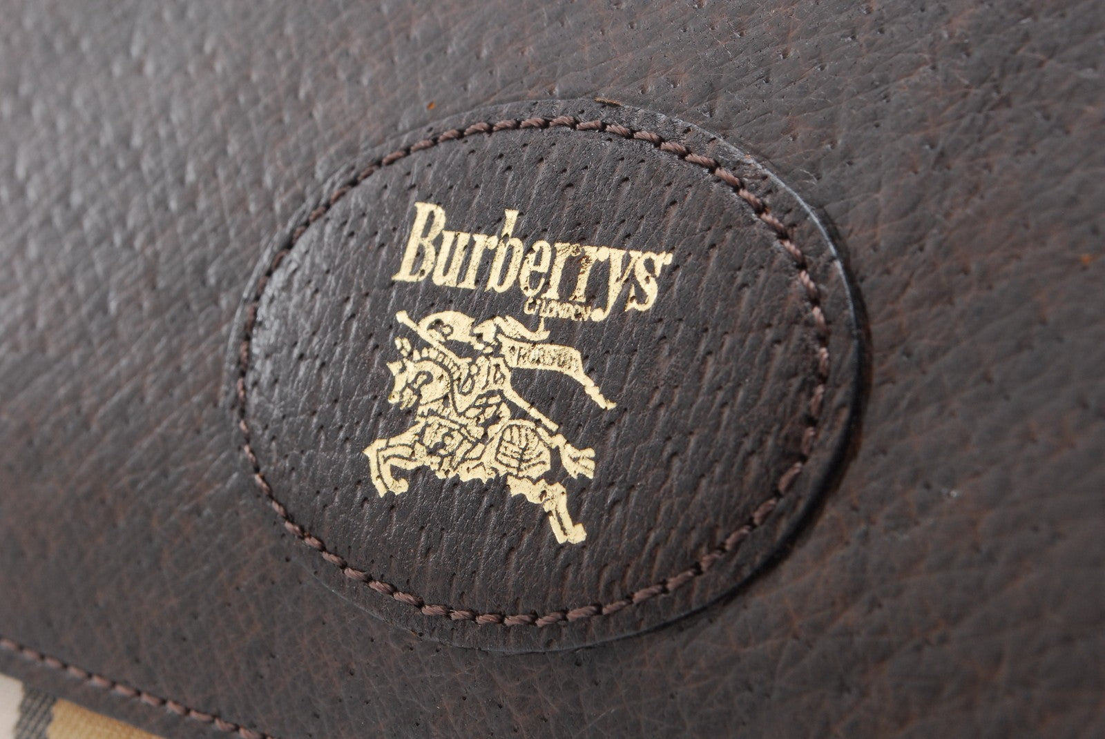 Burberry Nova Check Clutch - Beige, Canvas