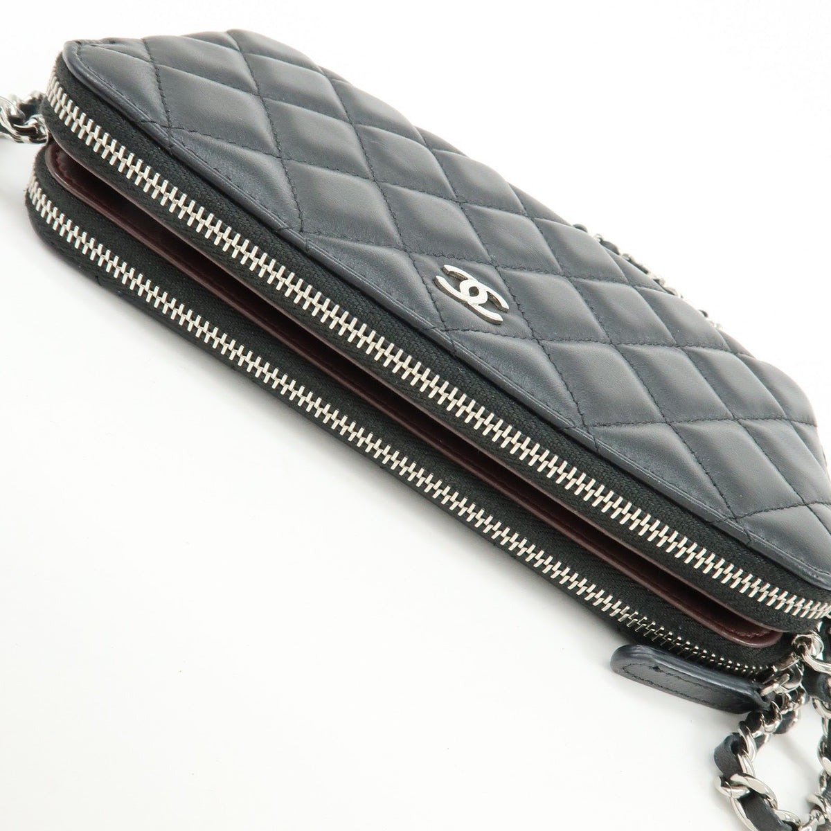 Chanel COCO Mark Matelasse Shoulder Bag - Black, Lamb Skin