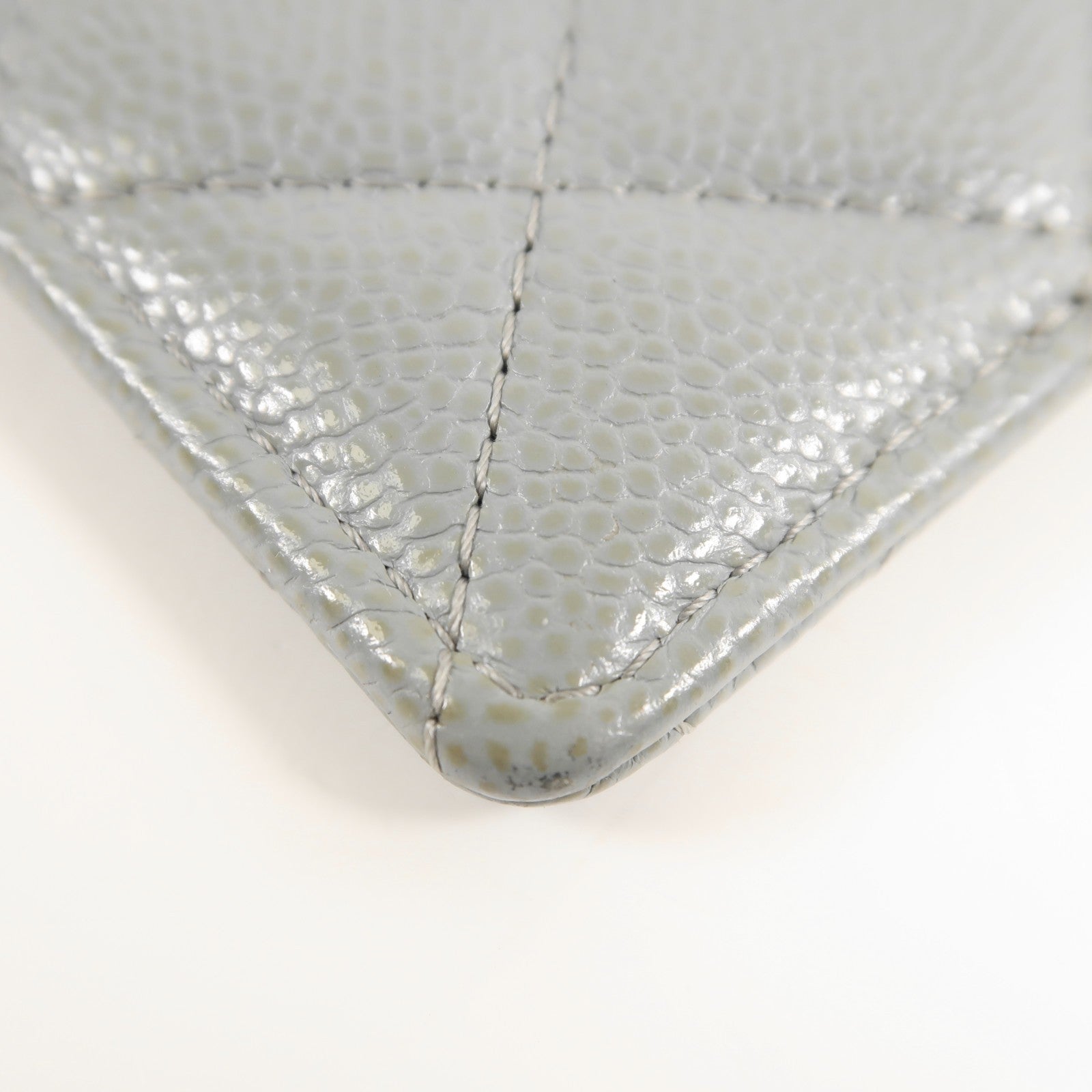 Chanel CC SHW Card Case - Green, Calfskin Leather