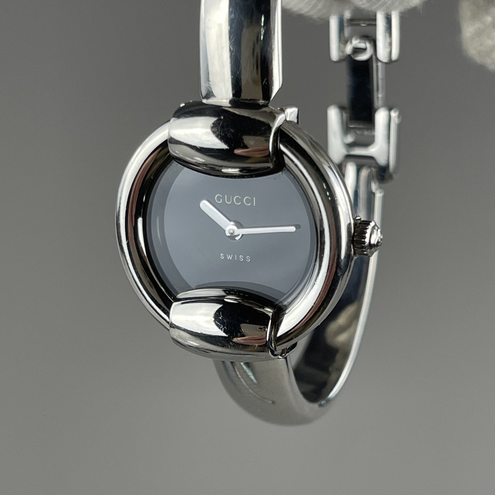 Gucci 1400L Wristwatch - Black, Stainless Steel