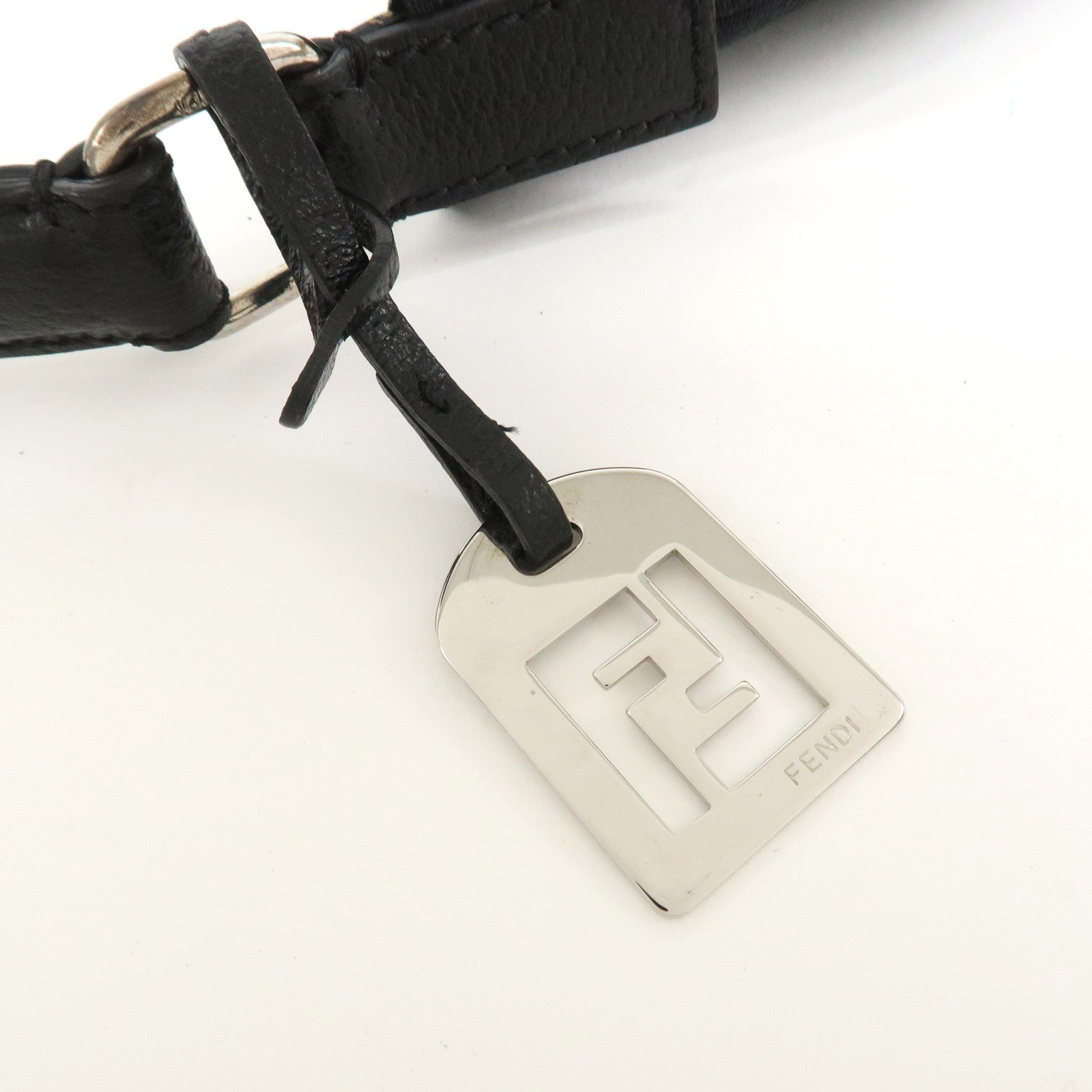 Fendi Shoulder Bag - Black, Canvas Leather