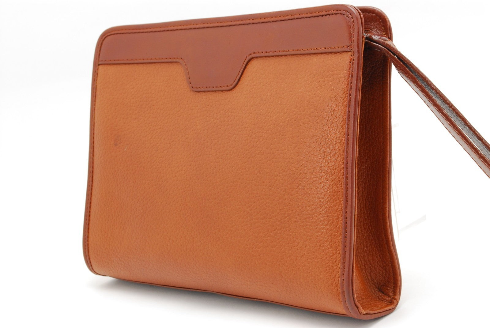 Burberry Burberrys Clutch Handbag - Brown, Leather