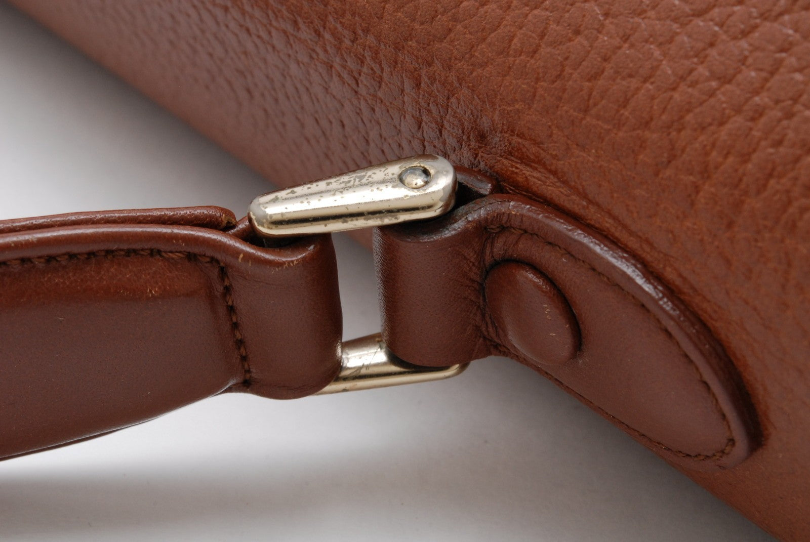 Burberry Burberrys Hand Bag - Brown, Leather