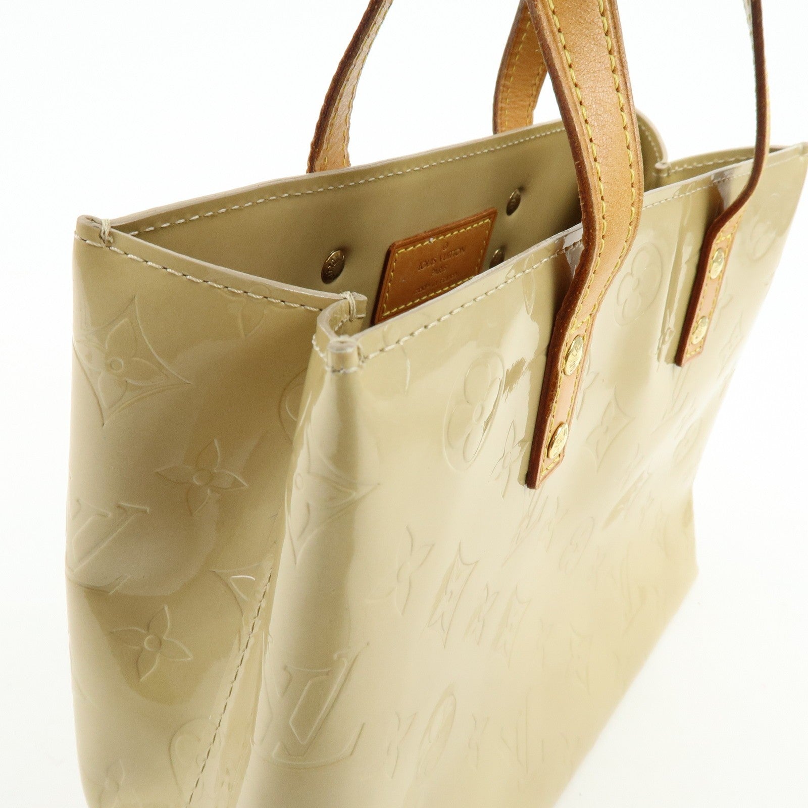 Louis Vuitton Hand Bag - Beige, Vernis Leather