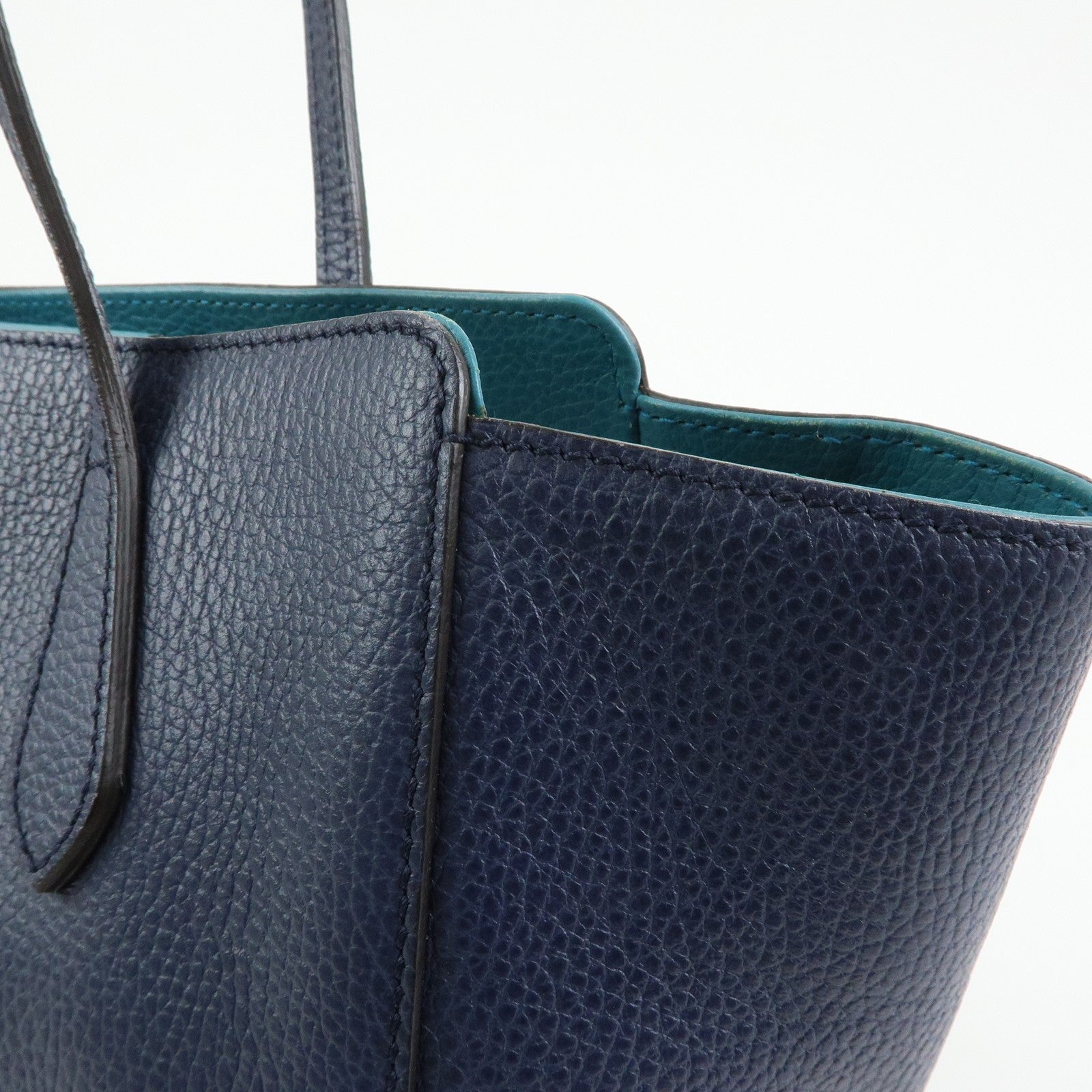 Gucci Tote Bag - Navy, Leather