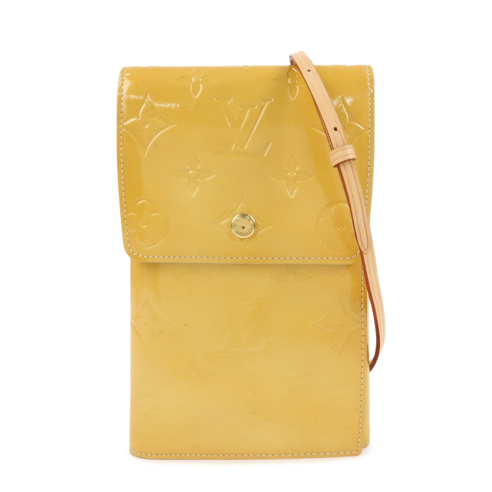 Louis Vuitton Shoulder Bag - Beige, Vernis Leather