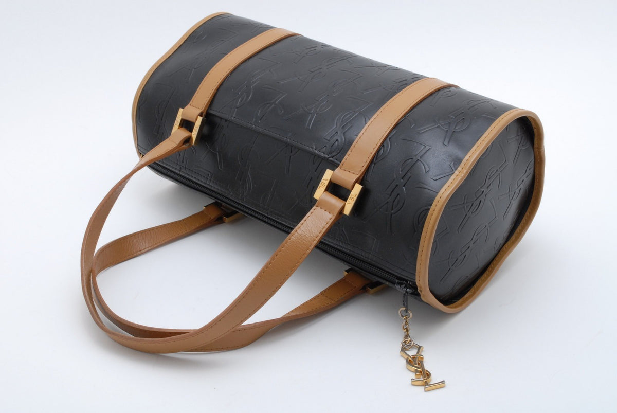 Saint Laurent Yves Saint Laurent Hand Bag - Black Brown, Leather