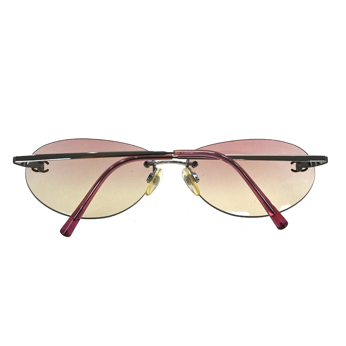 Chanel CC Logos Sunglasses - Pink, Acrylic