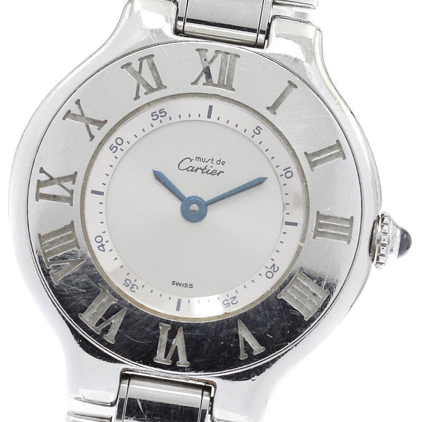 Cartier Must21 Vantian Wristwatch - Silver, Stainless Steel