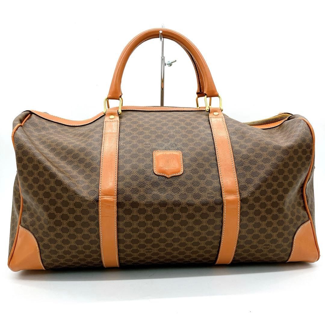 Celine Boston Bag - Brown, PVC Leather 