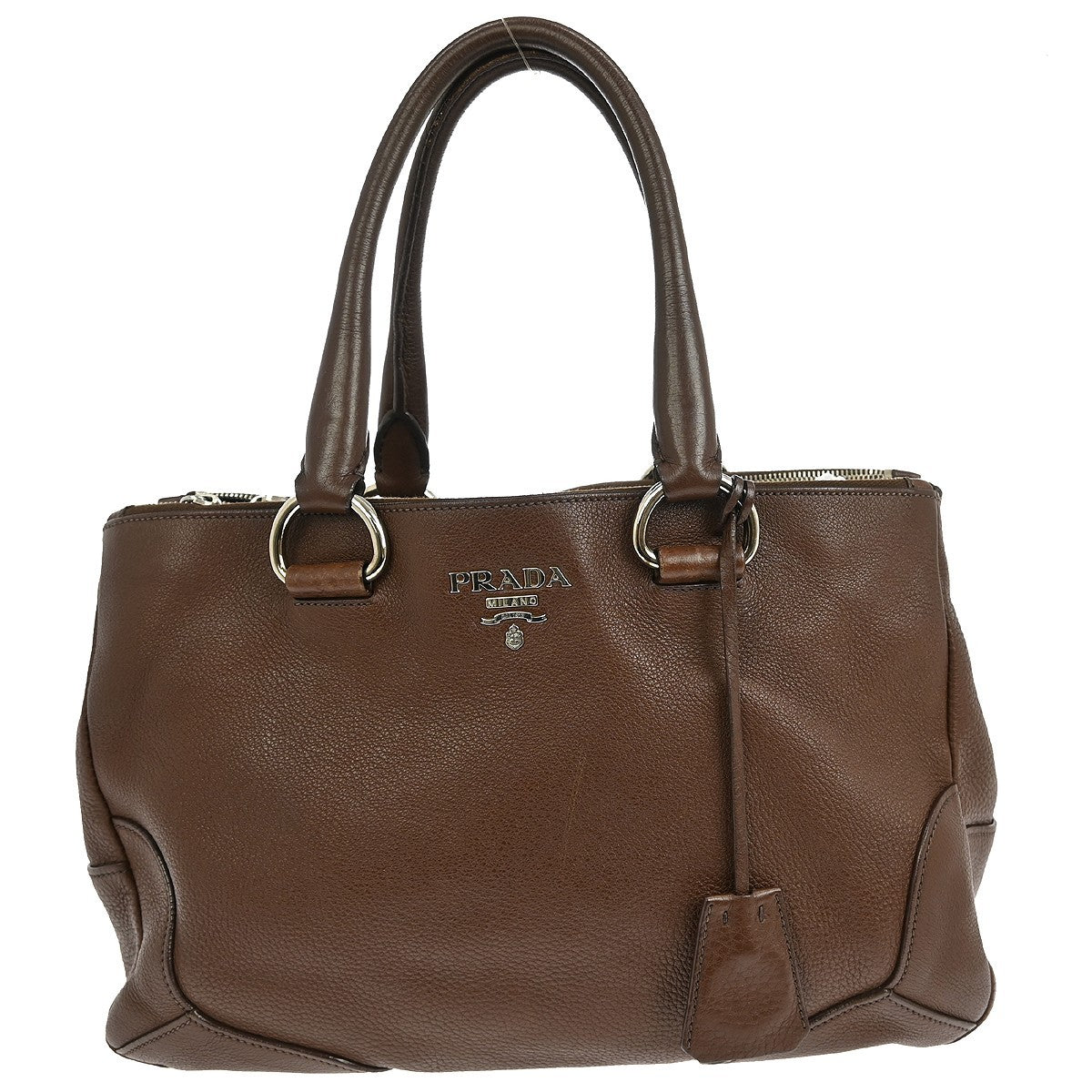 Prada Tote Handbag - Brown, Leather
