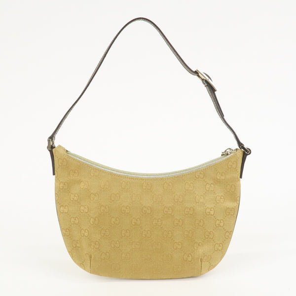 Gucci Shoulder Bag - Gold, GG Canvas Leather