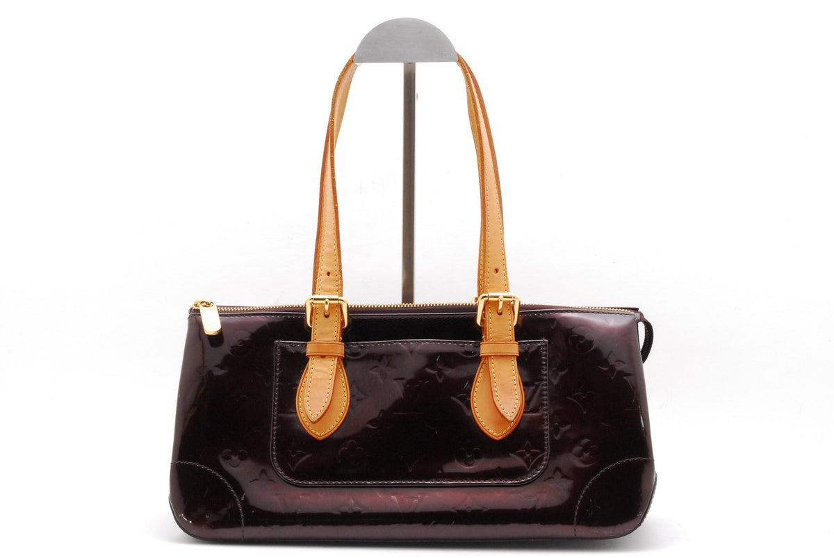 Louis Vuitton Rosewood Avenue Shoulder Handbag - Amarante, Vernis Leather