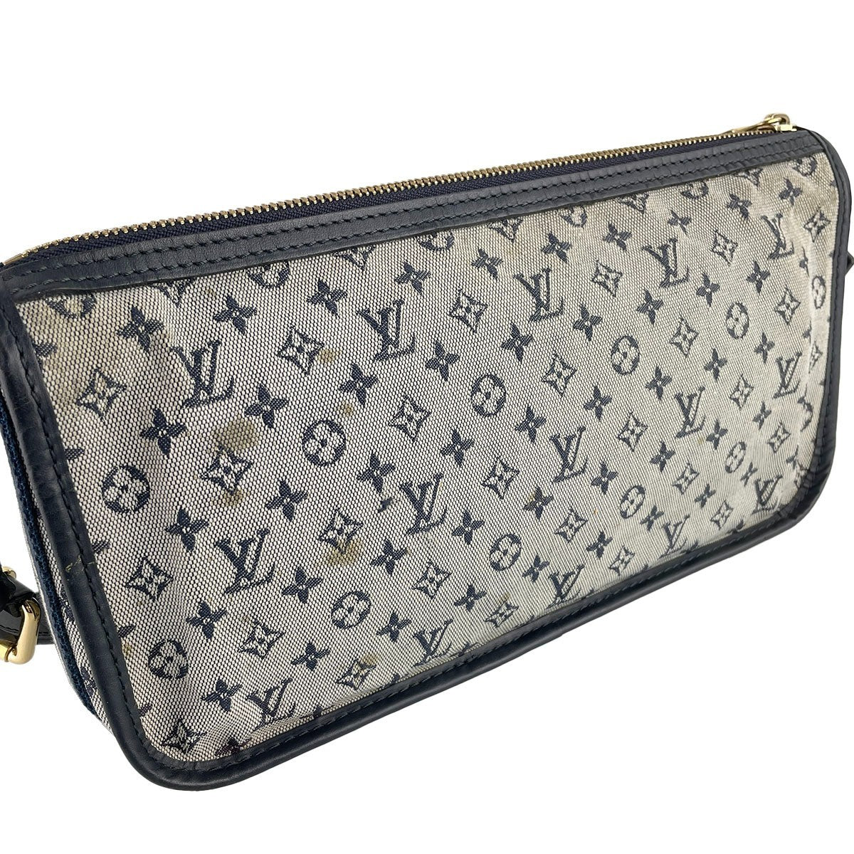 Louis Vuitton Pochette Catherine Shoulder Bag - Navy, Cotton
