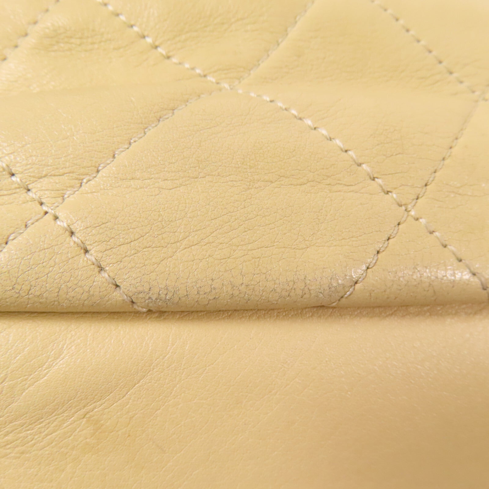 CHANEL CC GHW 2 Way Shoulder Bag - Beige, Leather