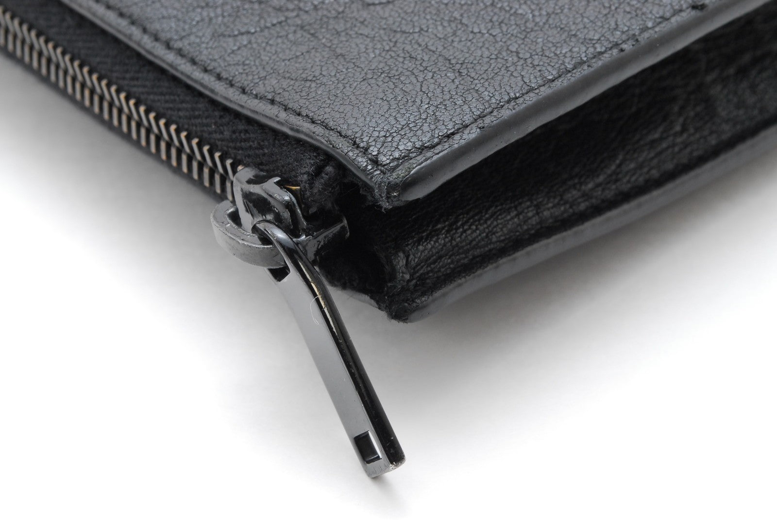 Saint Laurent Clutch Pouch Bag - Black, Leather