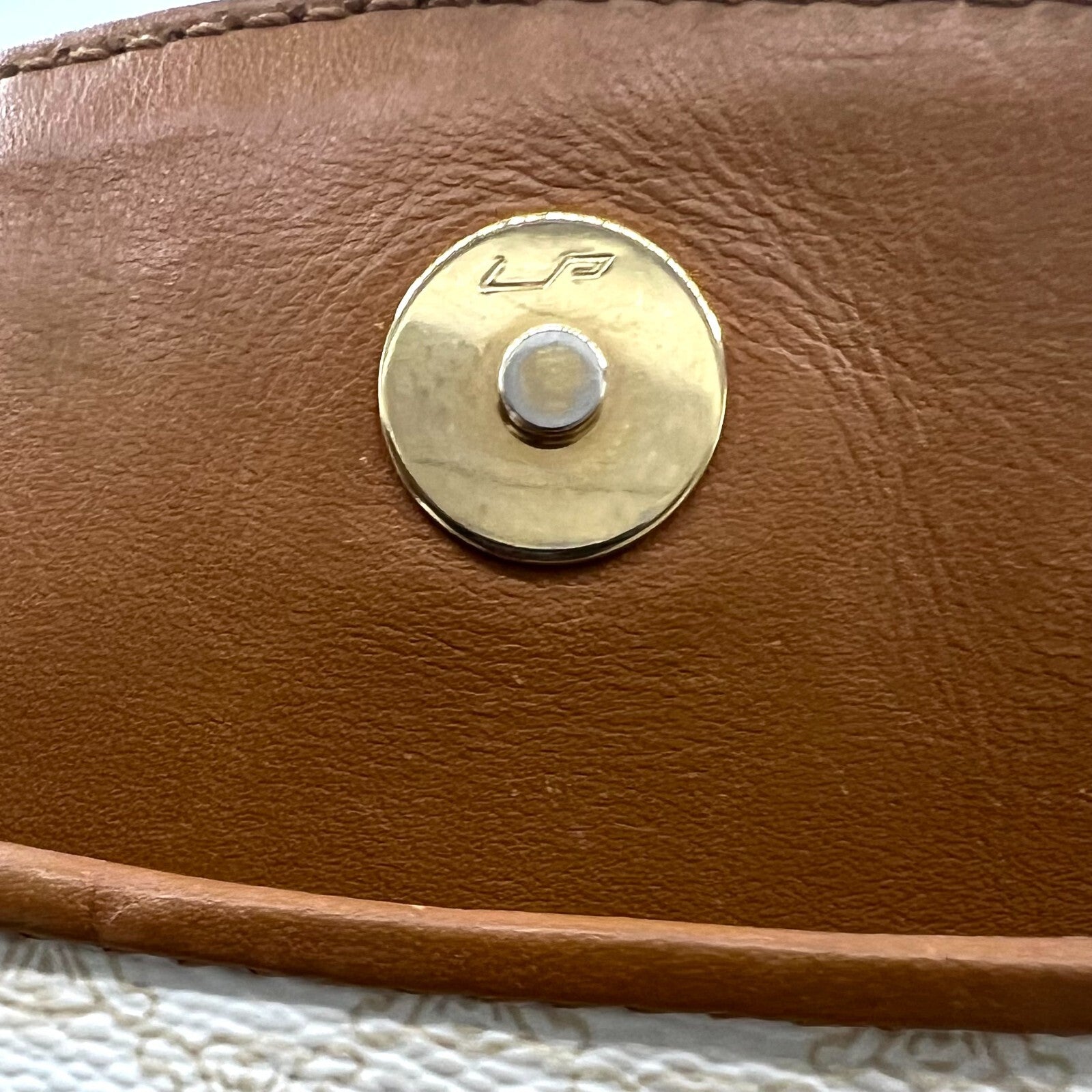 Celine Macadam Clutch - Ivory, Leather