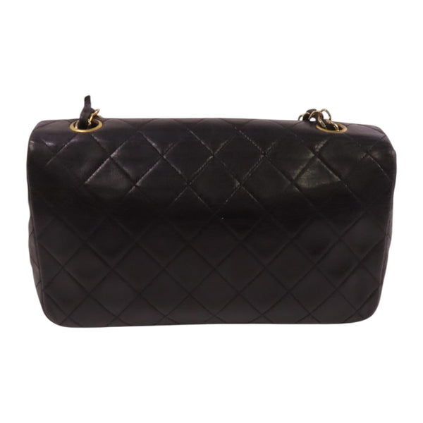 CHANEL CC GHW Shoulder Bag - Black, Lambskin