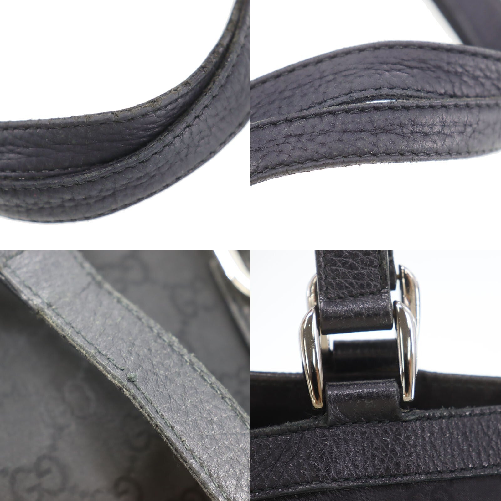 Gucci Abbey Shoulder Tote Bag - Black, Canvas