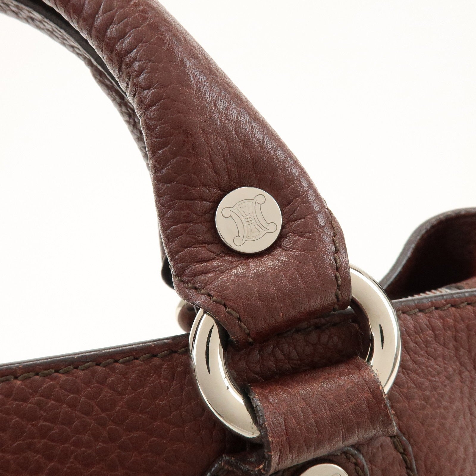 Celine Boogie Handbag - Brown, Leather