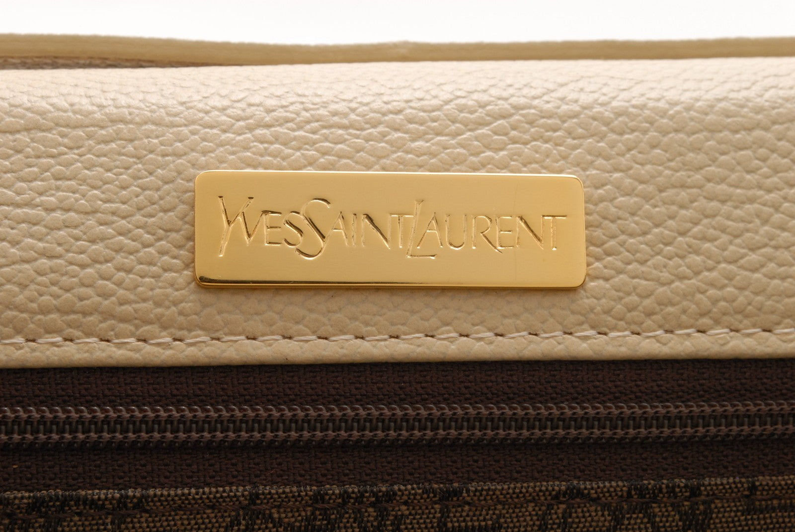 Yves Saint Laurent YSL Hand Shoulder Bag - Ivory, Leather