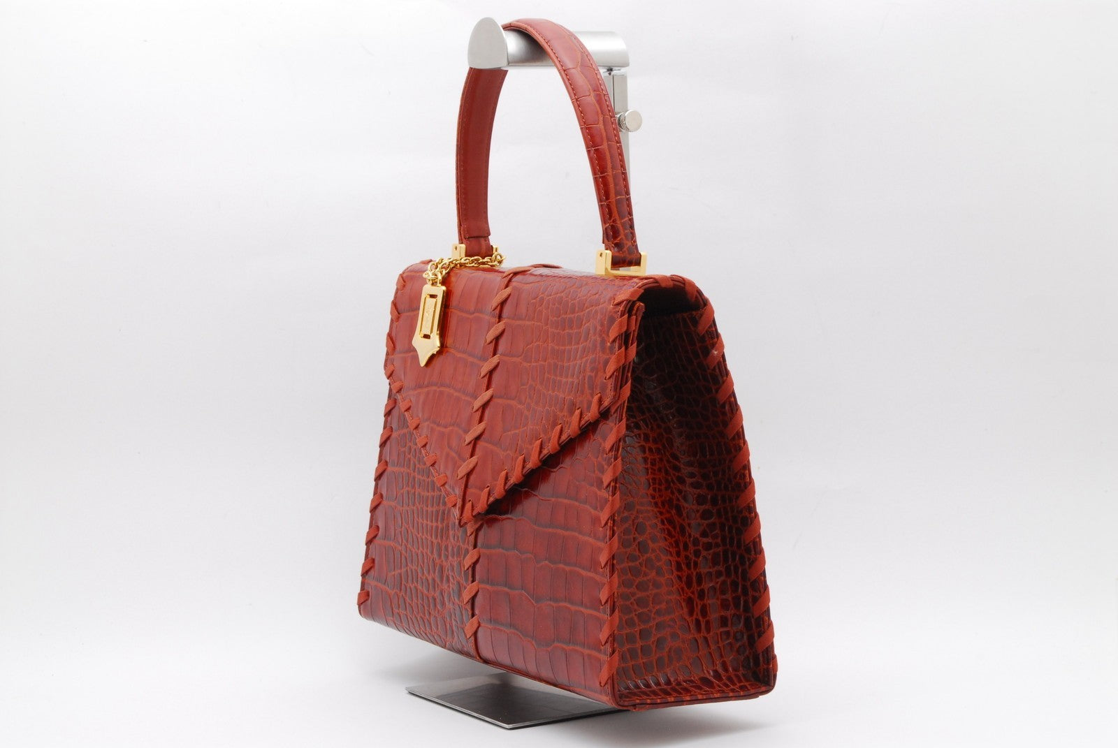 Saint Laurent Yves Saint Laurent Hand Tote Bag - Brown, Leather 
