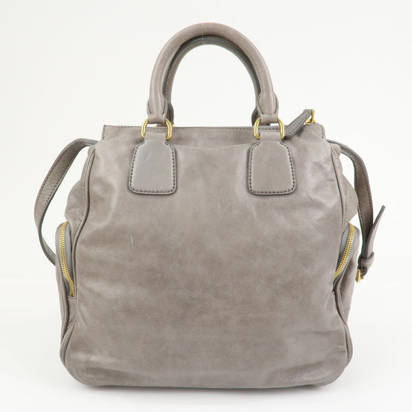 Miu Miu 2Way Bag - Gray, Leather 