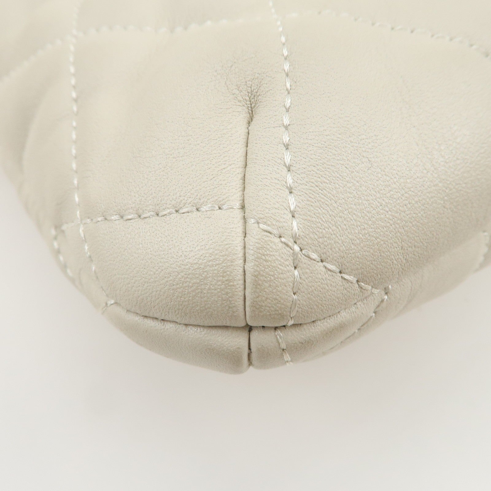 Coach Leather Chain Shoulder Bag - Ivory, Leather