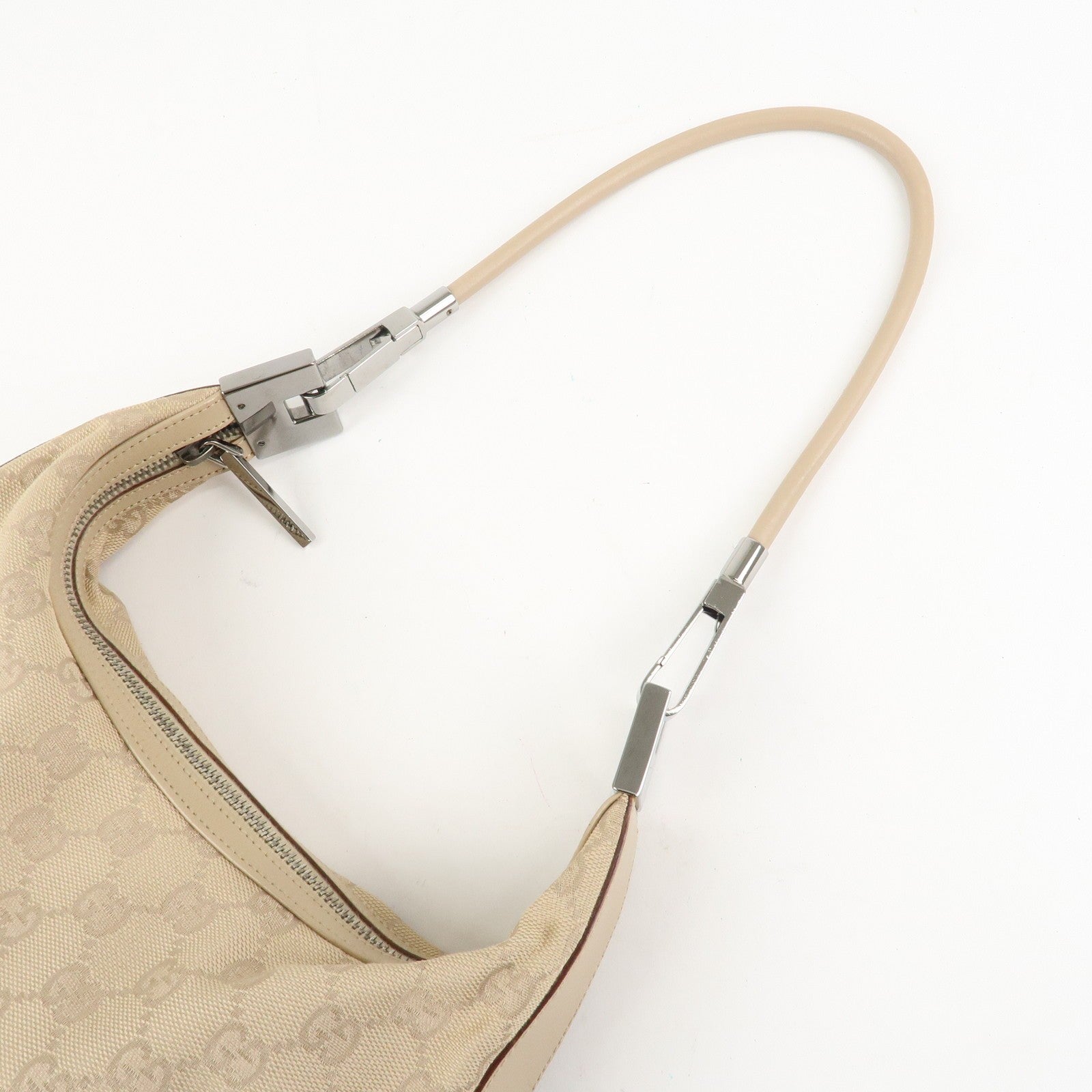 Gucci Shoulder Bag - Beige, Canvas 