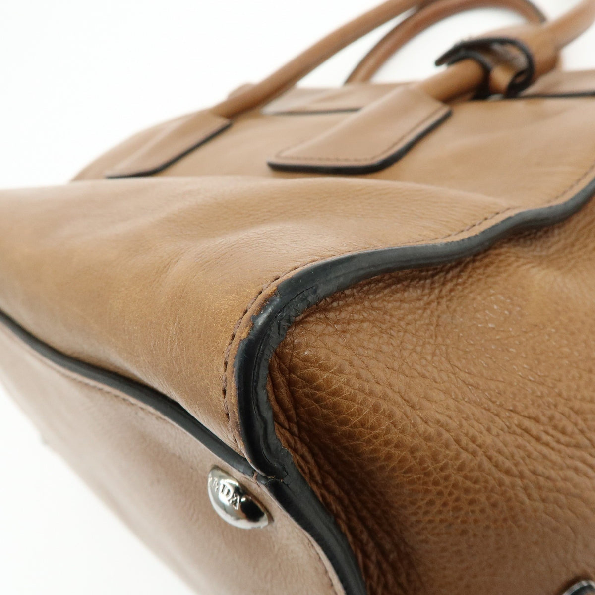 Prada 2Way Bag - Brown, Leather