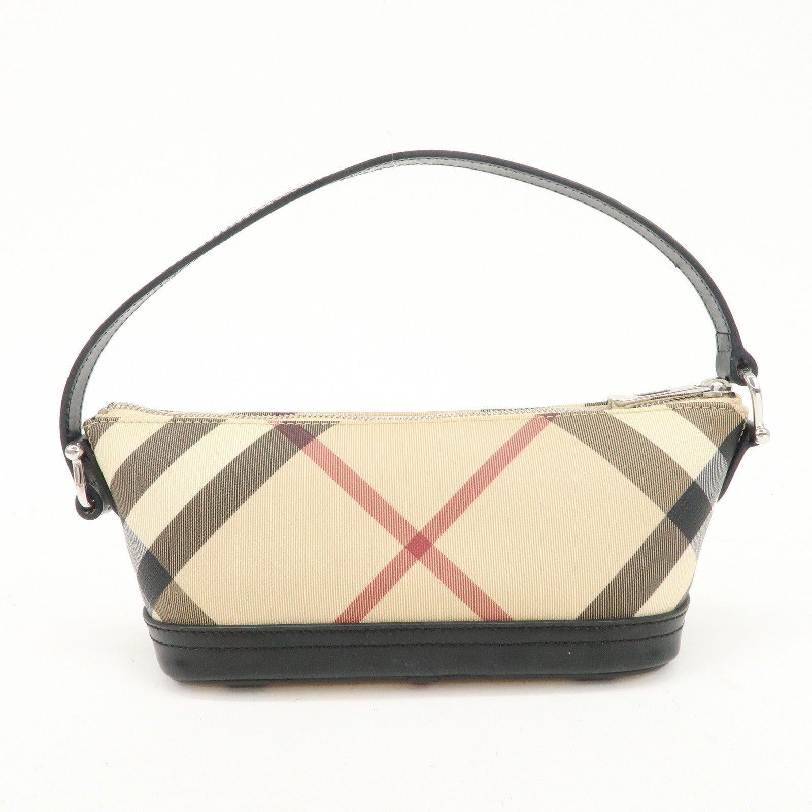 Burberry Boat Bag Handbag - Black, PVC