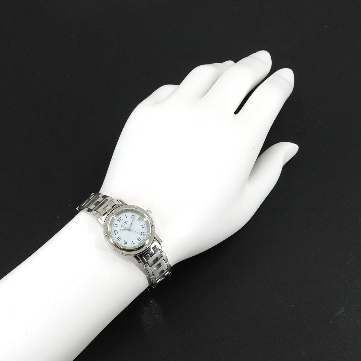 Hermès Clipper CL4 210 Watch - White, Stainless steel