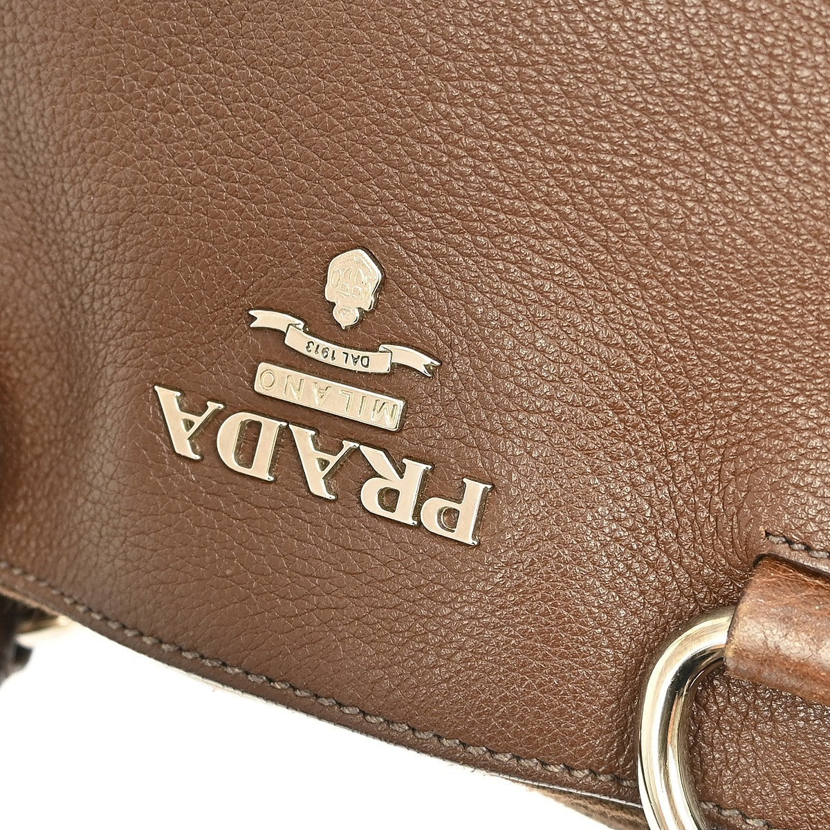 Prada Tote Handbag - Brown, Leather